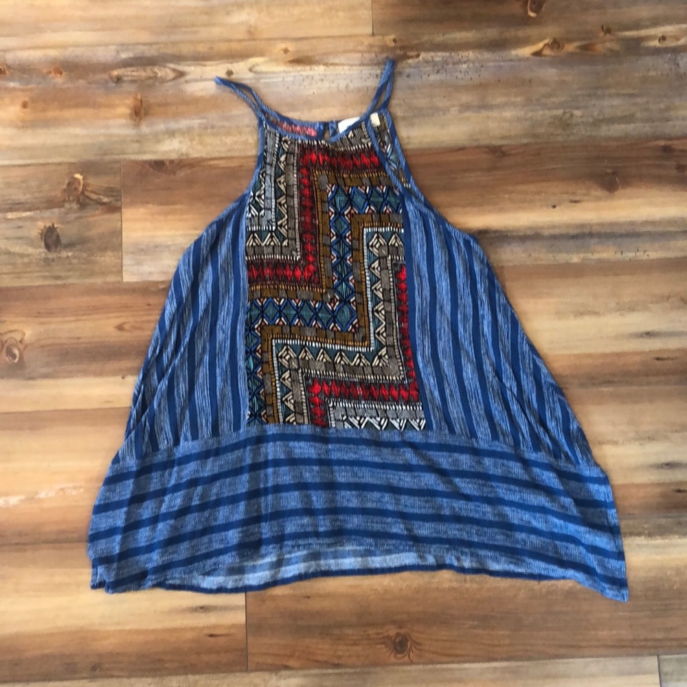 ✨5 for $25✨ Monteau Aztec Striped Tank Top Size Large